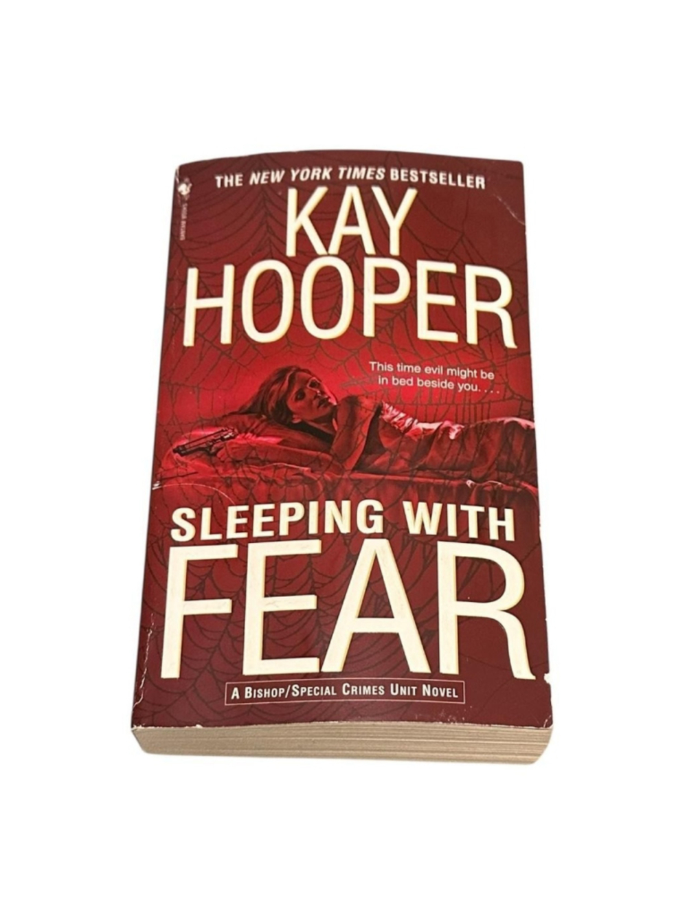 Sleeping With Fear Kay Hooper Bantam Paperback 2006 Red Paranormal Suspense